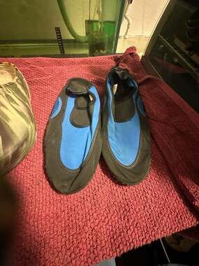 Pro Spirit Blue and Black Slip-On Water Shoes